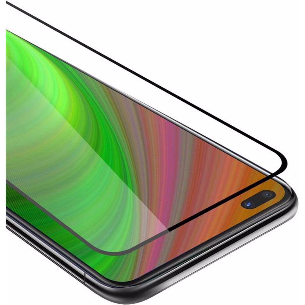 Cadorabo Vollbild Displayschutzglas (1 Stück, Oppo A92s), Smartphone Schutzfolie, Weiss