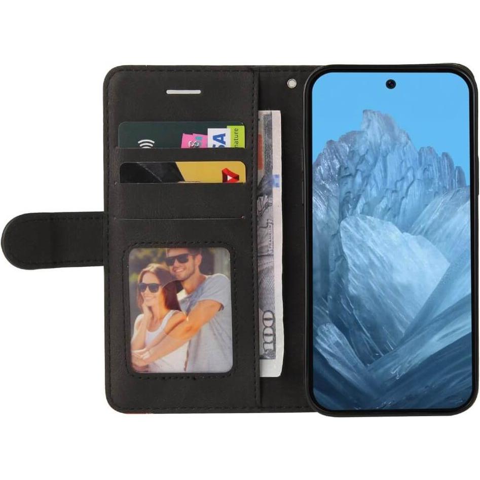 Thumbnail - Cover-Discount Google Pixel 9 / 9 Pro - Zweifarbige Etui Hülle (Google Pixel 9 Pro), Smartphone Hülle, Schwarz
