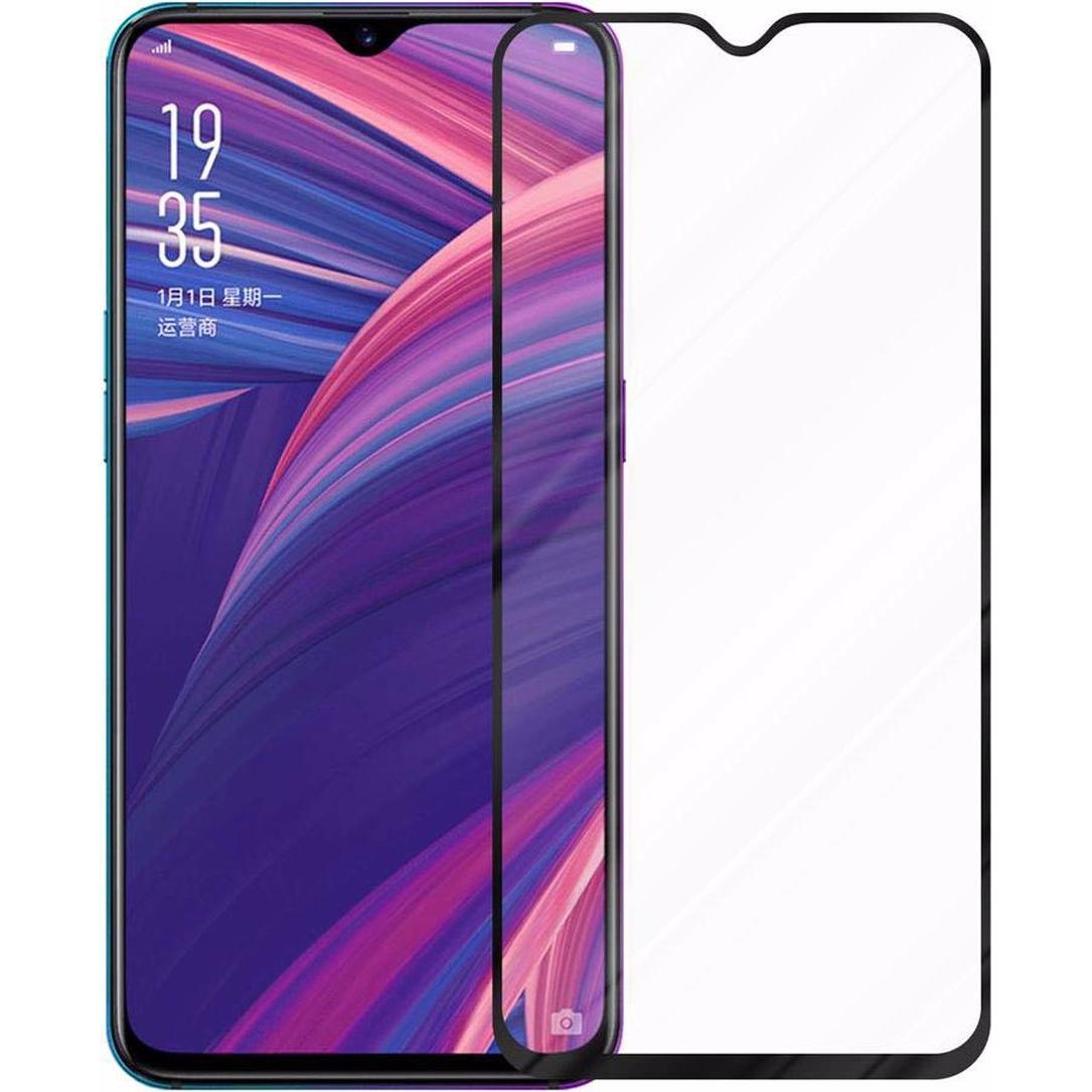 Thumbnail - Cadorabo Vollbild Displayschutzglas (1 Stück, Oppo R17 Pro), Smartphone Schutzfolie, Schwarz