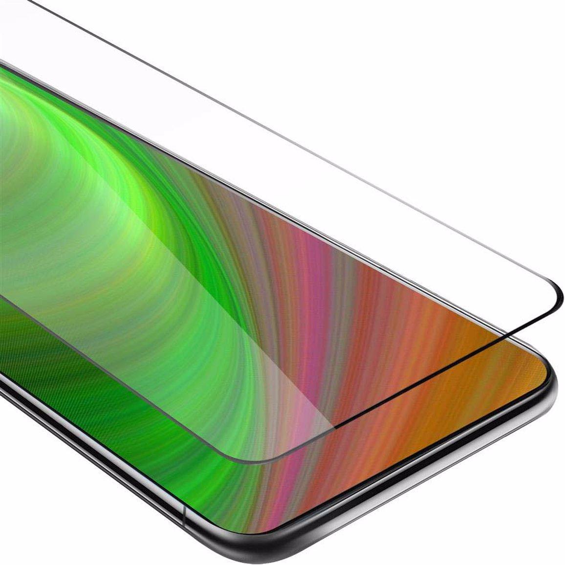 Cadorabo Vollbild Displayschutzglas (1 Stück, Samsung Galaxy A90 5G, Samsung Galaxy A80), Smartphone Schutzfolie, Schwar...