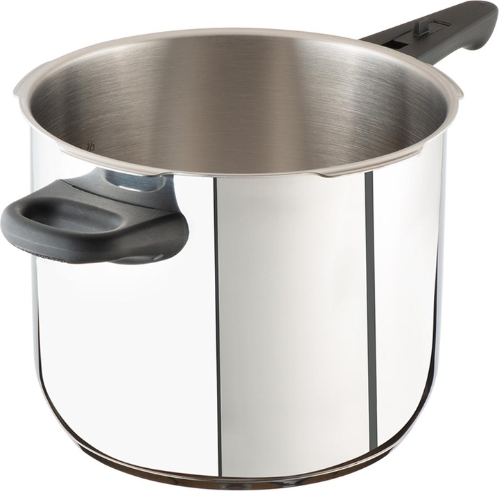Actual product image WMF Pressure cooker bottom part 4,5l without lid Perfect Induction stainless steel 18/10 (22 cm, Steam cooker, Stainless steel)
