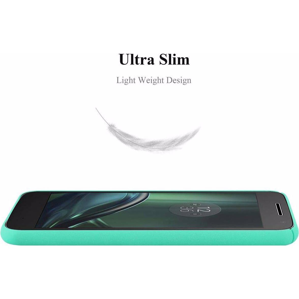 Thumbnail - Cadorabo Hard Cover Frosty Cover (Motorola Moto Z Play), Smartphone Hülle, Grün