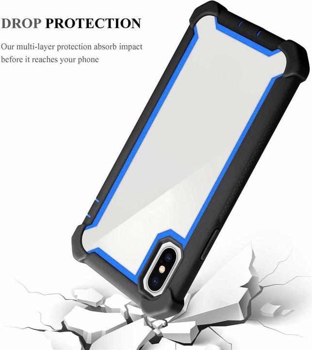 Actual product image Cadorabo Hybrid 2-in-1 Acrylic Cover (Apple iPhone X)