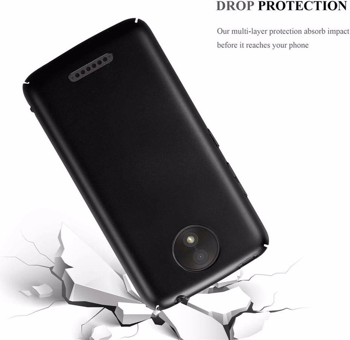 Produktbild Cadorabo Hard Cover Matt Metall Cover (Motorola Moto C Plus)