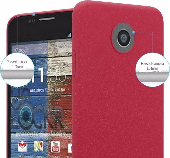 Image du produit Cadorabo Couverture rigide Frosty Cover (Motorola Moto G2 (2nd Gen))