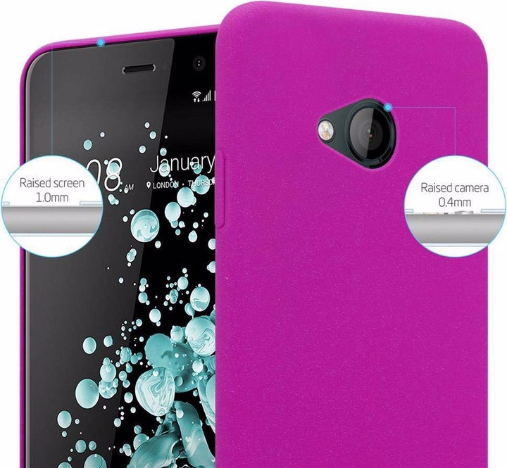 Image du produit Cadorabo Couverture rigide Frosty Cover (HTC U Play)