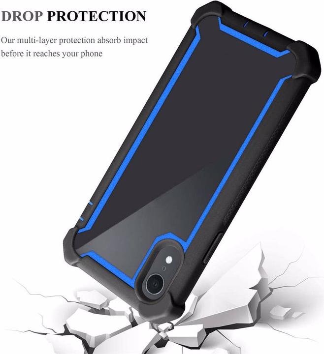 Immagine prodotto Cadorabo Copertura acrilica ibrida 2 in 1 (Apple iPhone XR)