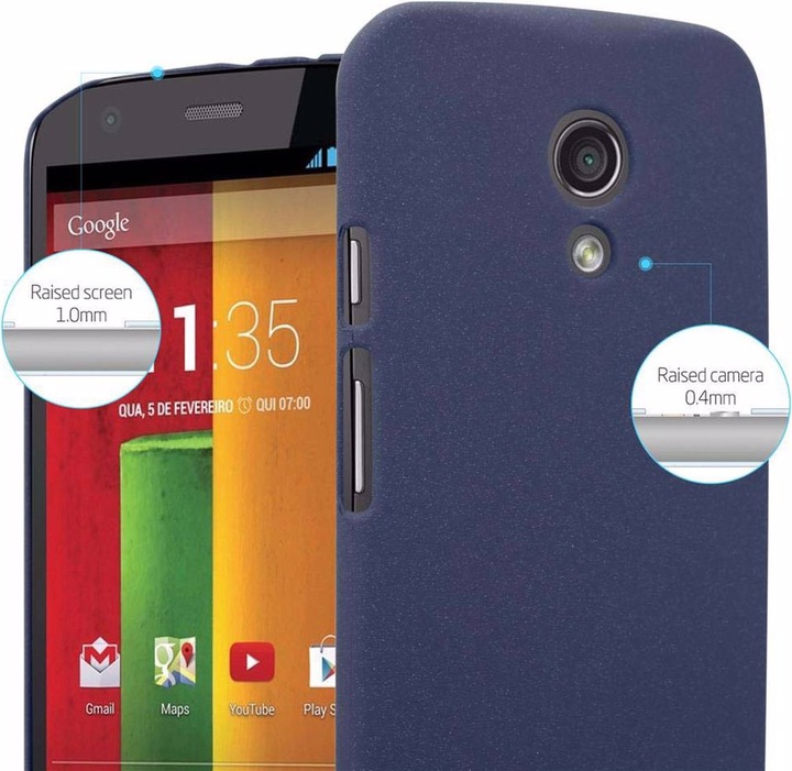 Image du produit Cadorabo Couverture rigide Frosty Cover (Motorola Moto Z2)