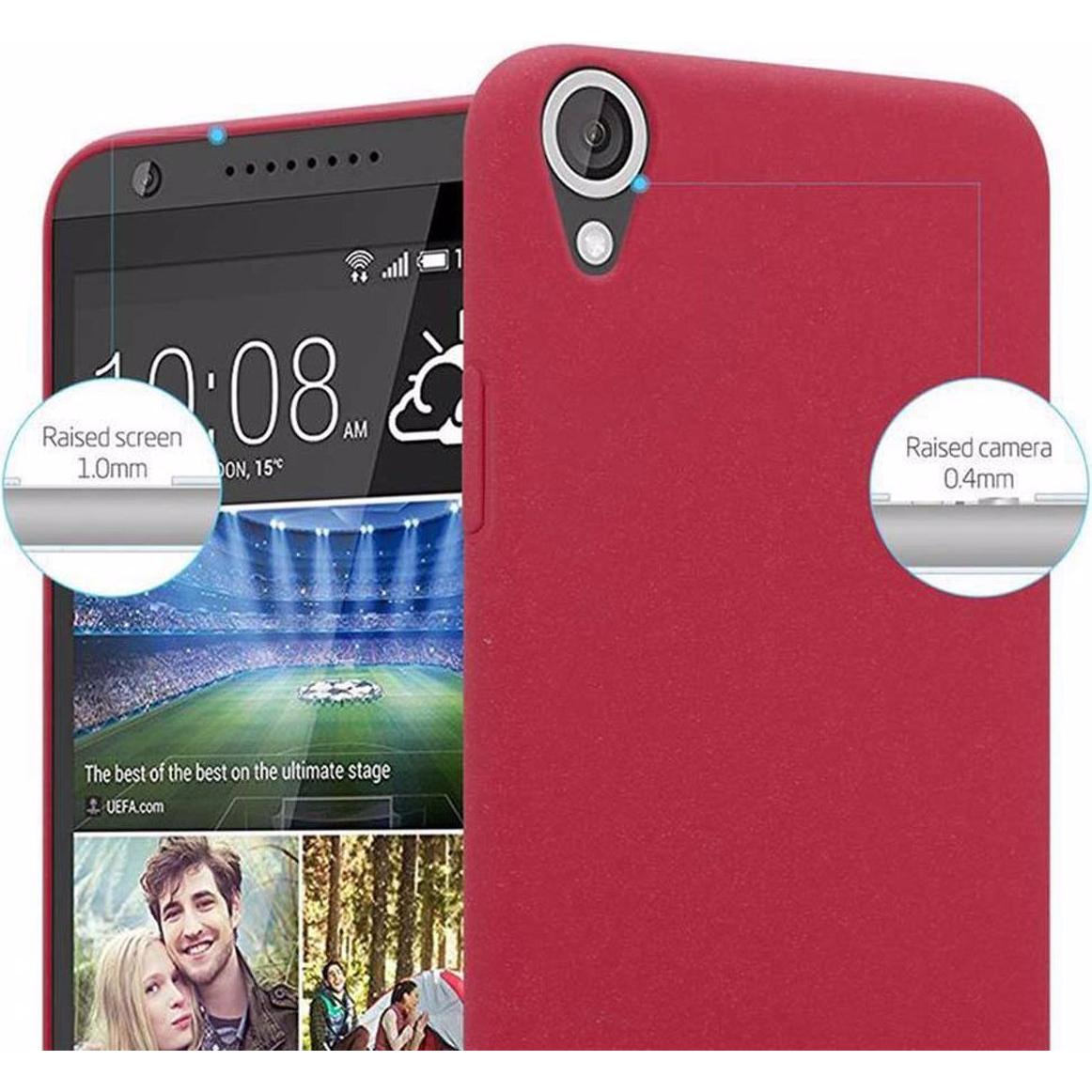 Thumbnail - Cadorabo Hard Cover Frosty Cover (HTC Desire 820), Smartphone Hülle, Rot