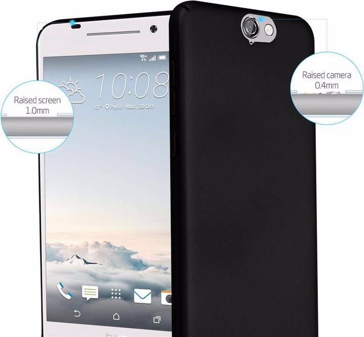 Actual product image Cadorabo Hard Cover Matt Metal Cover (HTC One A9)