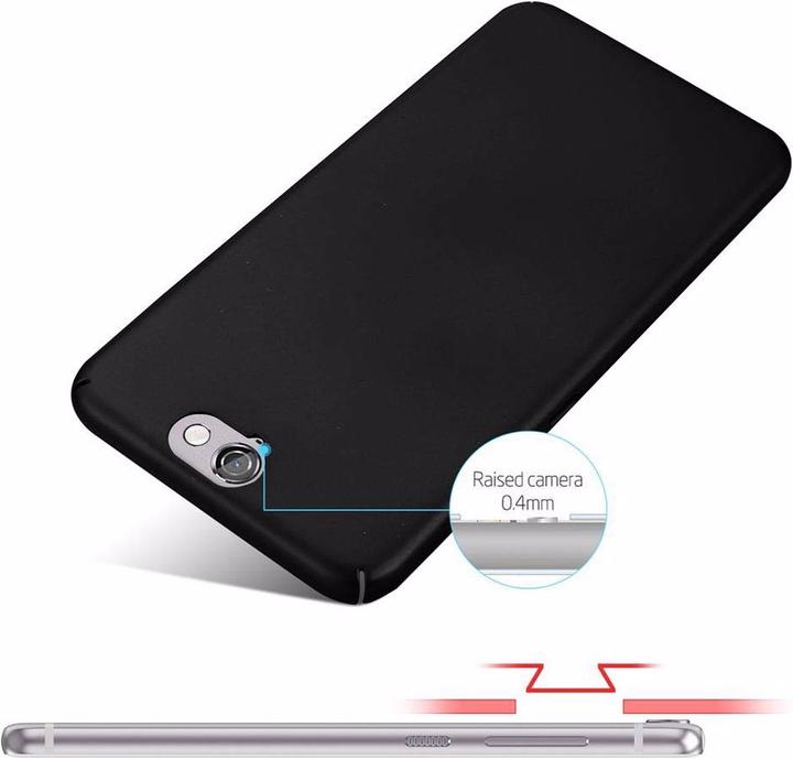 Actual product image Cadorabo Hard Cover Matt Metal Cover (HTC One A9)