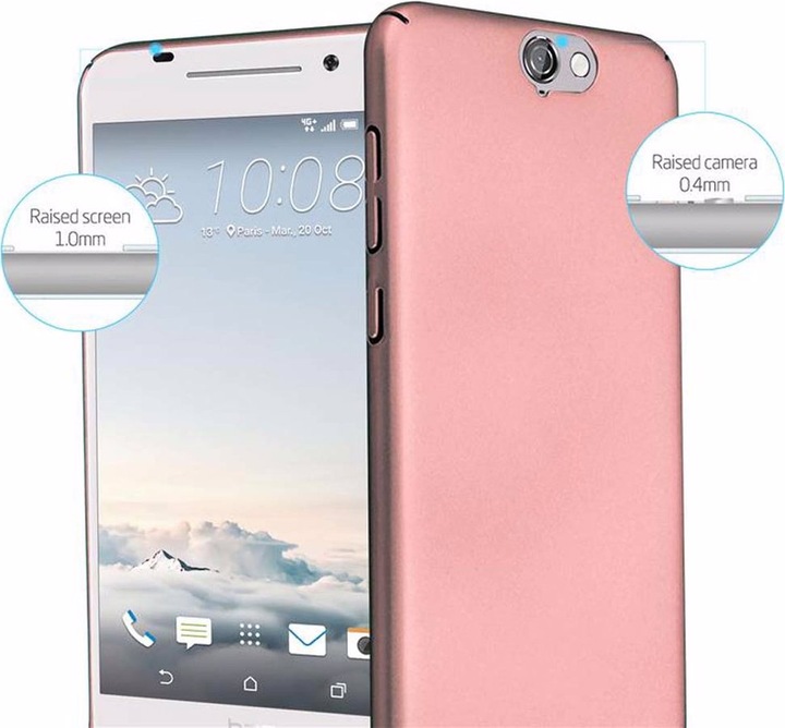 Produktbild Cadorabo Hard Cover Matt Metall Cover (HTC One A9)