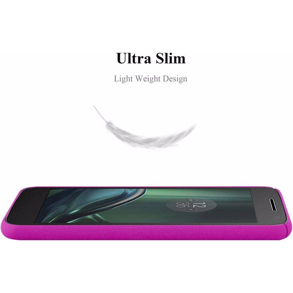 Thumbnail - Cadorabo Hard Cover Frosty Cover (Motorola Moto Z Play), Smartphone Hülle, Pink