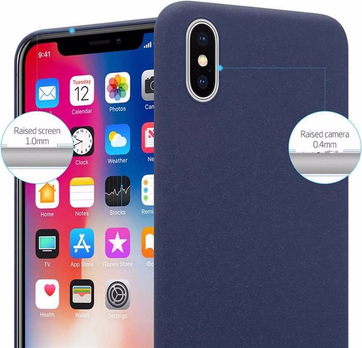 Actual product image Cadorabo Hard Cover Frosty Cover (Apple iPhone X)