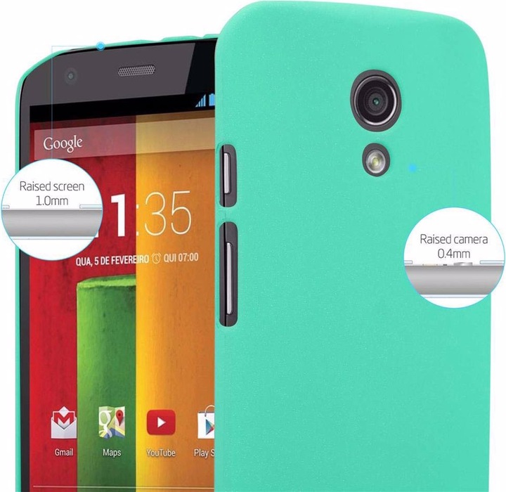 Image du produit Cadorabo Couverture rigide Frosty Cover (Motorola Moto Z2)
