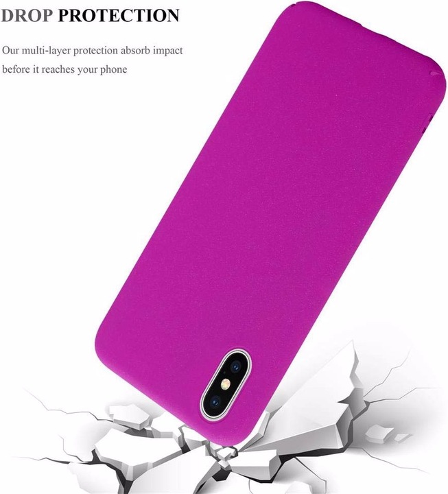 Actual product image Cadorabo Hard Cover Frosty Cover (Apple iPhone X)