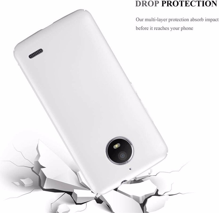 Actual product image Cadorabo Hard Cover Matt Metal Cover (Motorola Moto E4)
