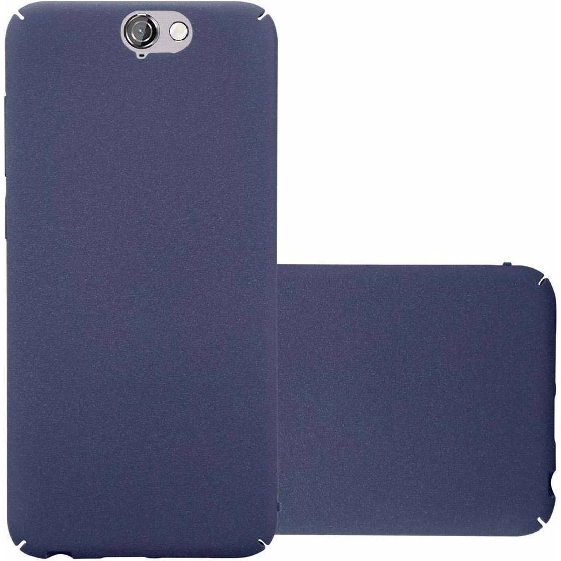 Cadorabo Hard Cover Frosty Cover (HTC One A9), Smartphone Hülle, Blau