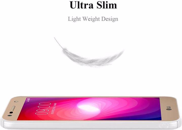 Actual product image Cadorabo Hard Cover Matt Metal Cover (LG X Power 2)