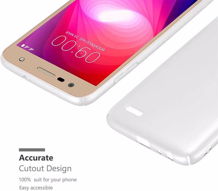 Actual product image Cadorabo Hard Cover Matt Metal Cover (LG X Power 2)