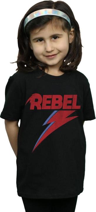 Immagine prodotto David Bowie Distressed Rebel Maglietta Ragazze (140, 146)