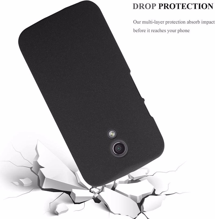 Image du produit Cadorabo Couverture rigide Frosty Cover (Motorola Moto Z2)