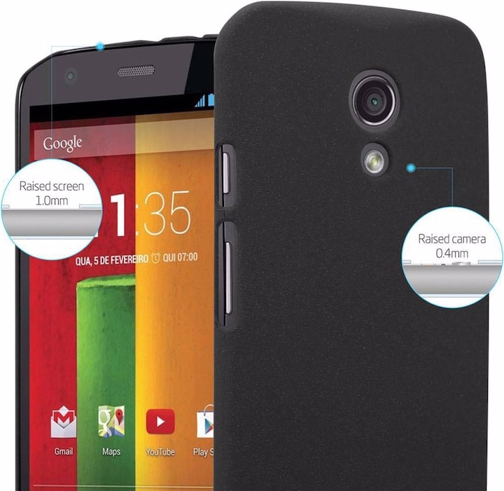 Image du produit Cadorabo Couverture rigide Frosty Cover (Motorola Moto Z2)