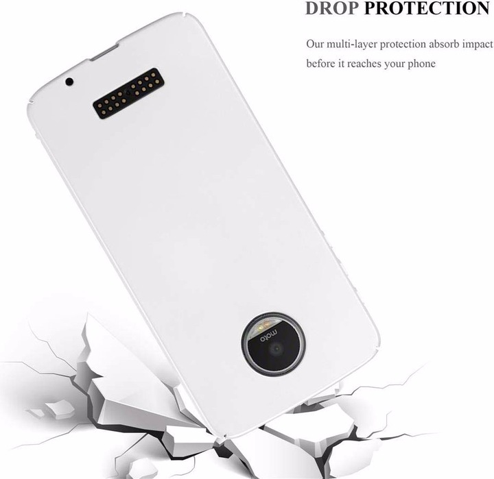 Actual product image Cadorabo Hard Cover Matt Metal Cover (Motorola Moto Z)