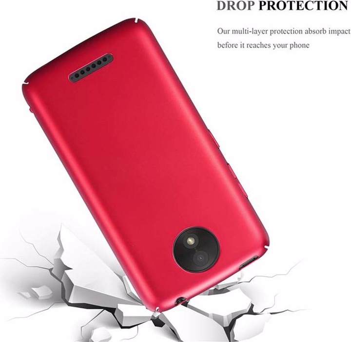Produktbild Cadorabo Hard Cover Matt Metall Cover (Motorola Moto C Plus)