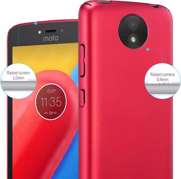 Produktbild Cadorabo Hard Cover Matt Metall Cover (Motorola Moto C Plus)