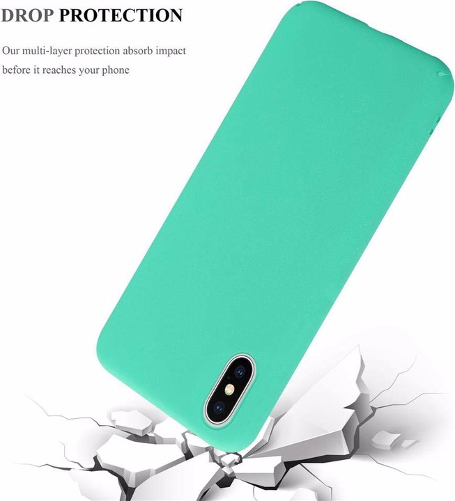 Actual product image Cadorabo Hard Cover Frosty Cover (Apple iPhone X)