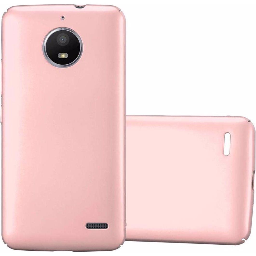 Thumbnail - Cadorabo Hard Cover Matt Metall Cover (Motorola Moto E4), Smartphone Hülle, Rosa