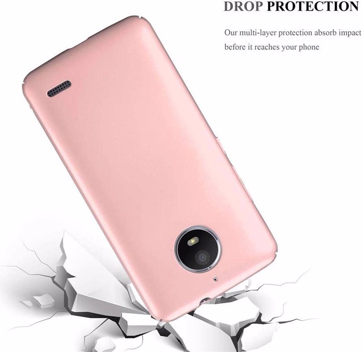 Produktbild Cadorabo Hard Cover Matt Metall Cover (Motorola Moto E4)