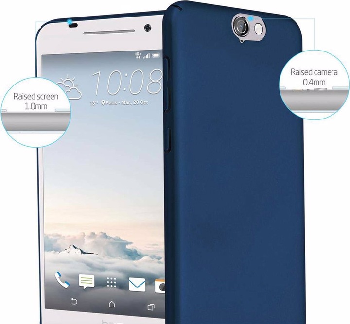 Produktbild Cadorabo Hard Cover Matt Metall Cover (HTC One A9)
