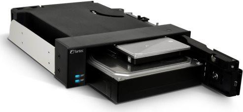 Produktbild Fantec MR-2535DUAL, Wechselrahmen, 2.5/3.5 Zoll, Schwarz