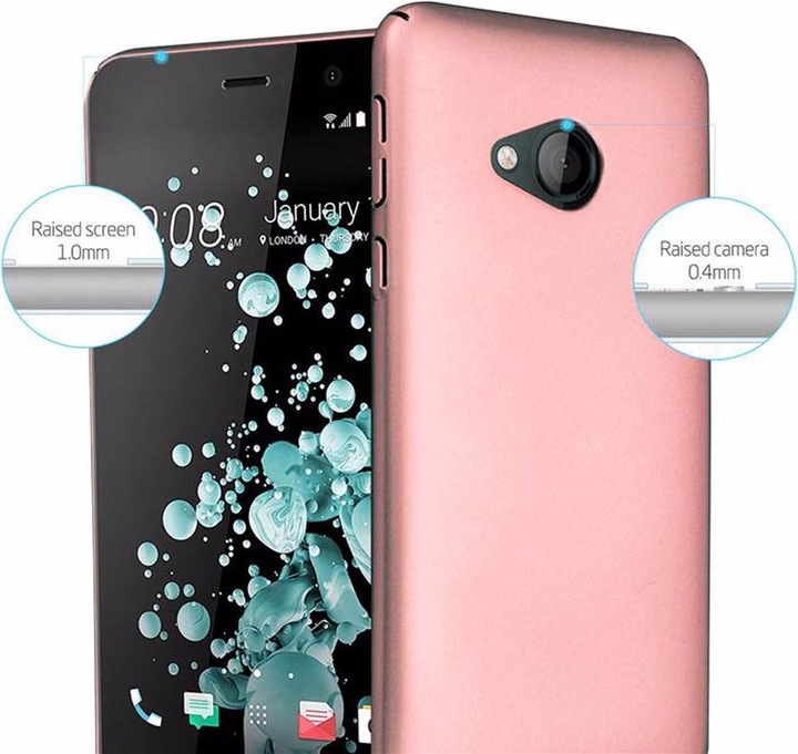 Produktbild Cadorabo Hard Cover Matt Metall Cover (HTC U Play)