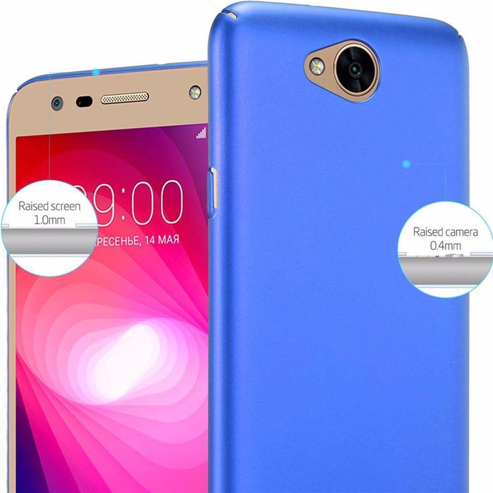 Produktbild Cadorabo Hard Cover Matt Metall Cover (LG X Power 2)
