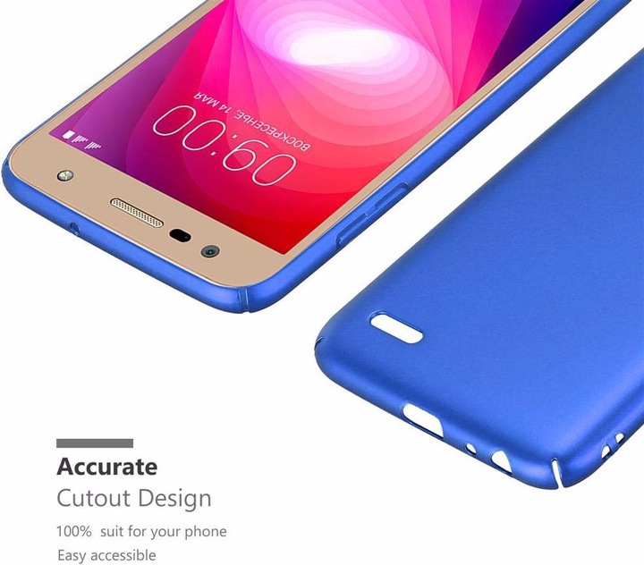 Produktbild Cadorabo Hard Cover Matt Metall Cover (LG X Power 2)