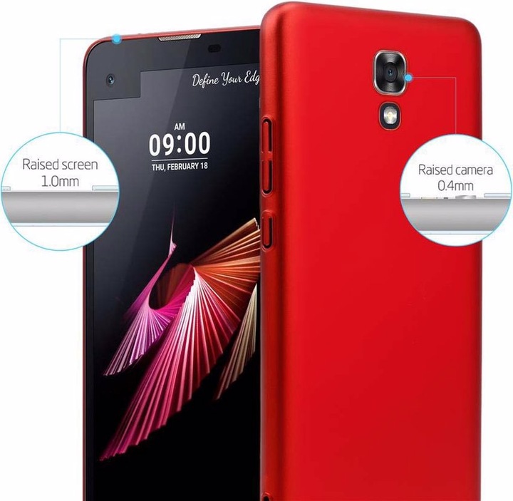 Produktbild Cadorabo Hard Cover Matt Metall Cover (LG X Screen)