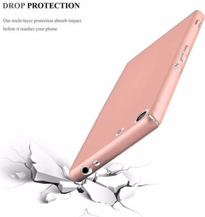 Produktbild Cadorabo Hard Cover Matt Metall Cover (Sony Xperia M5)