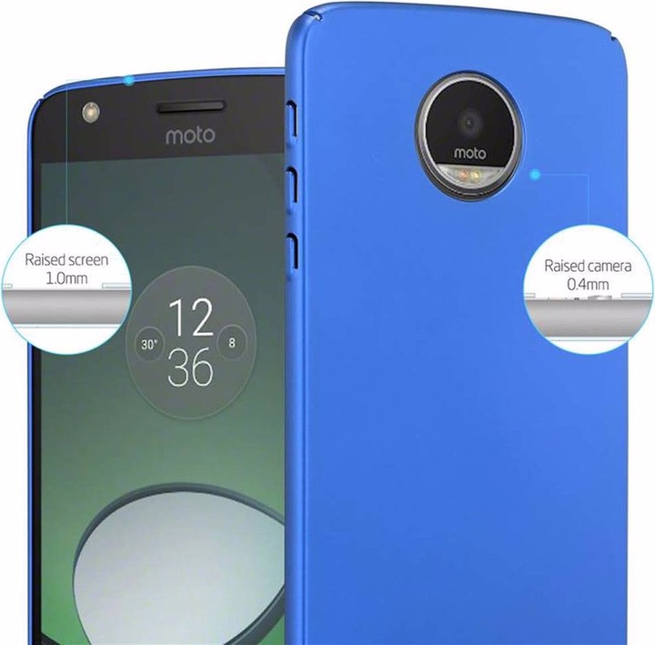 Produktbild Cadorabo Hard Cover Matt Metall Cover (Motorola Moto Z)
