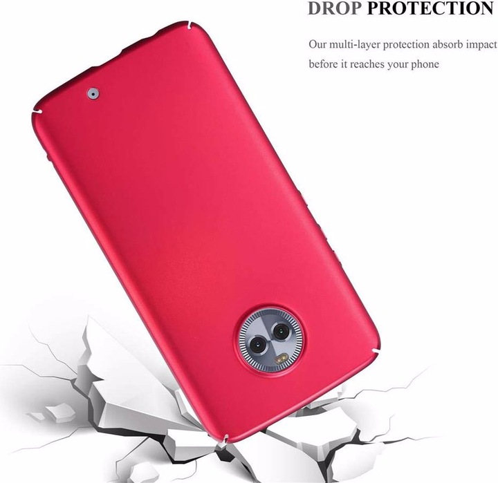 Produktbild Cadorabo Hard Cover Matt Metall Cover (Motorola Moto X4)