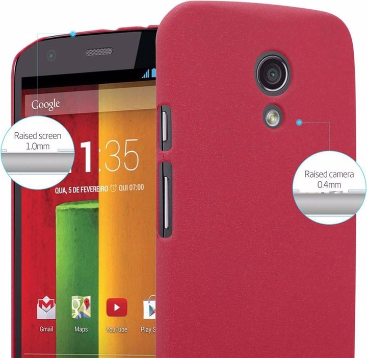 Image du produit Cadorabo Couverture rigide Frosty Cover (Motorola Moto Z2)