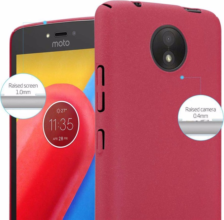 Image du produit Cadorabo Couverture rigide Frosty Cover (Motorola Moto C)