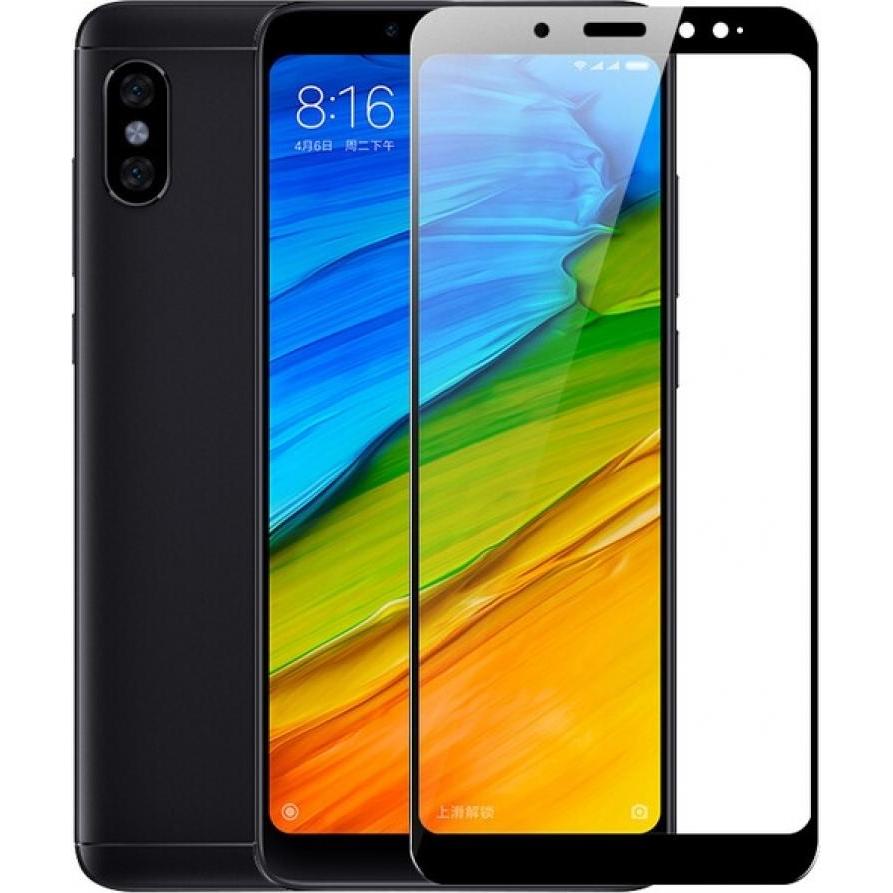 Screenguard Xiaomi Redmi Note 5 Full Screen Panzerglas Schutzfolie 2.5D 9H (1 Stück, Xiaomi Redmi Note 5), Smartphone Sc...