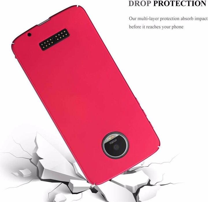 Produktbild Cadorabo Hard Cover Matt Metall Cover (Motorola Moto Z)