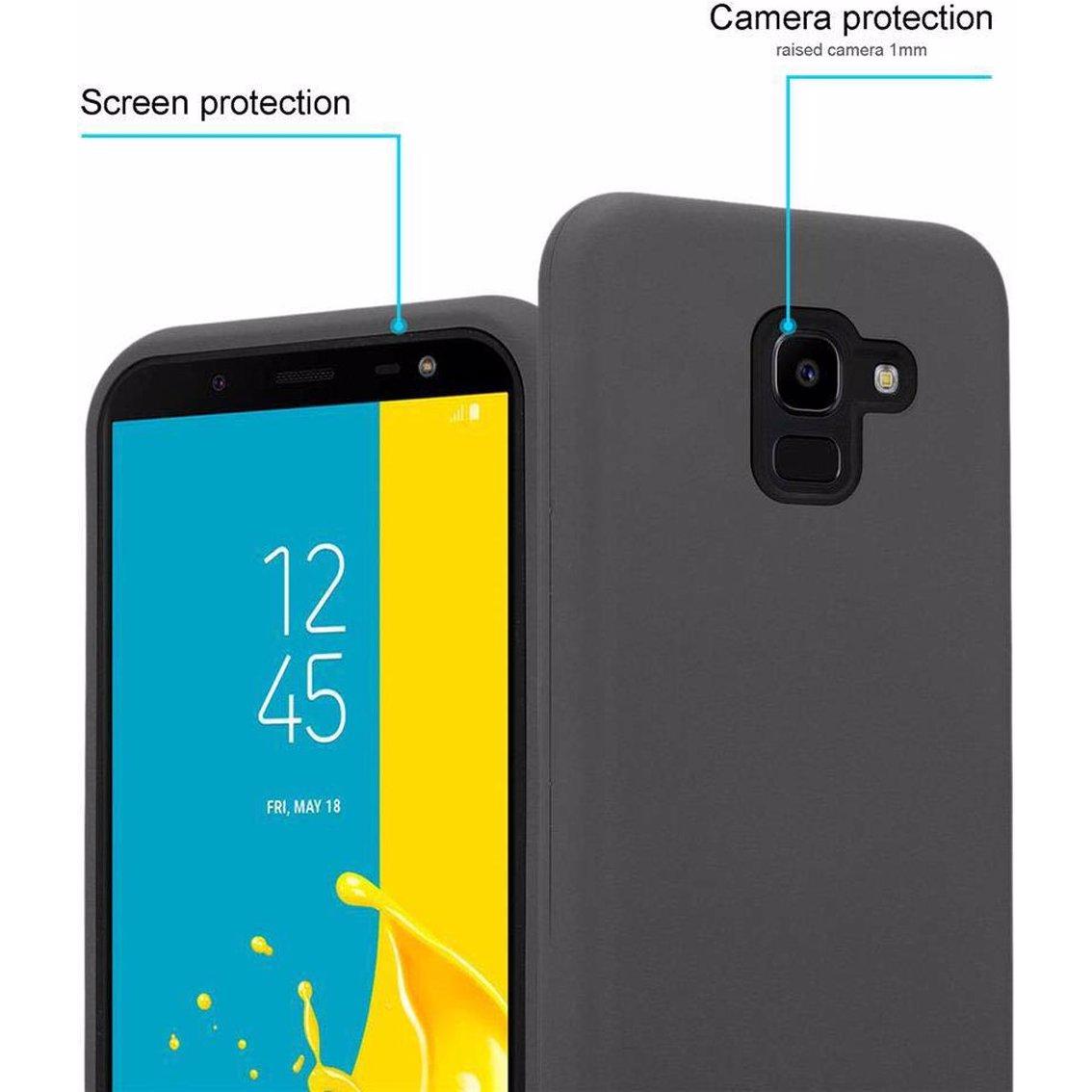 Thumbnail - Cadorabo Hybrid 3-in-1 (3teilig) Cover (Samsung Galaxy J6 (2018)), Smartphone Hülle, Grau