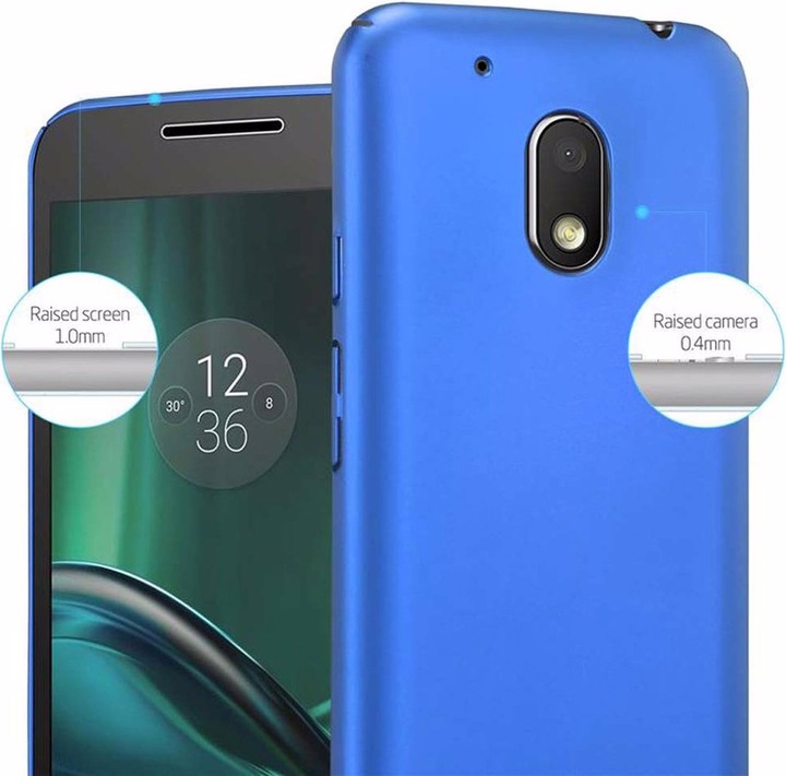 Produktbild Cadorabo Hard Cover Matt Metall Cover (Motorola Moto G4 Play)
