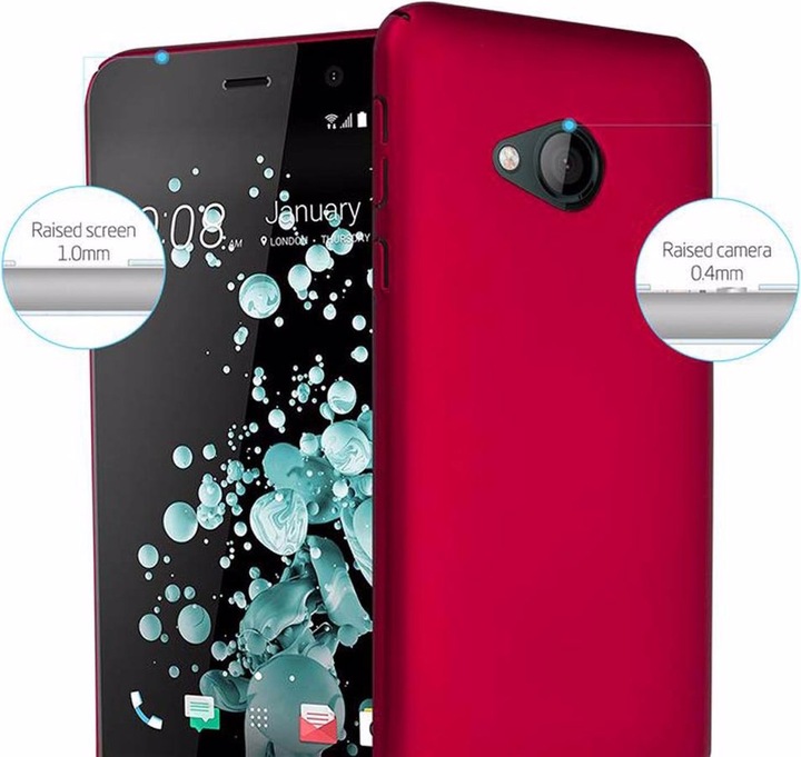 Produktbild Cadorabo Hard Cover Matt Metall Cover (HTC U Play)
