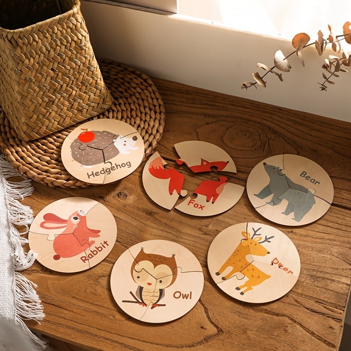 Actual product image Activity Board Wooden Paired Early Learning Congnitive Puzzle Toy, educational toy for children gifts